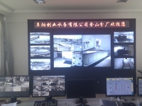 马鞍山市含山县污水处理厂视频监控拼接屏系统工程